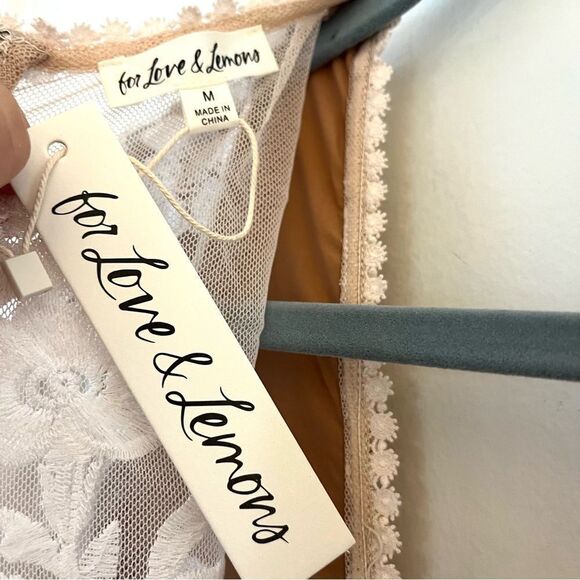 Revolve For Love And Lemons Temecula Long Sleeve Maxi Lace Dress NWT Medium - Picture 13 of 13